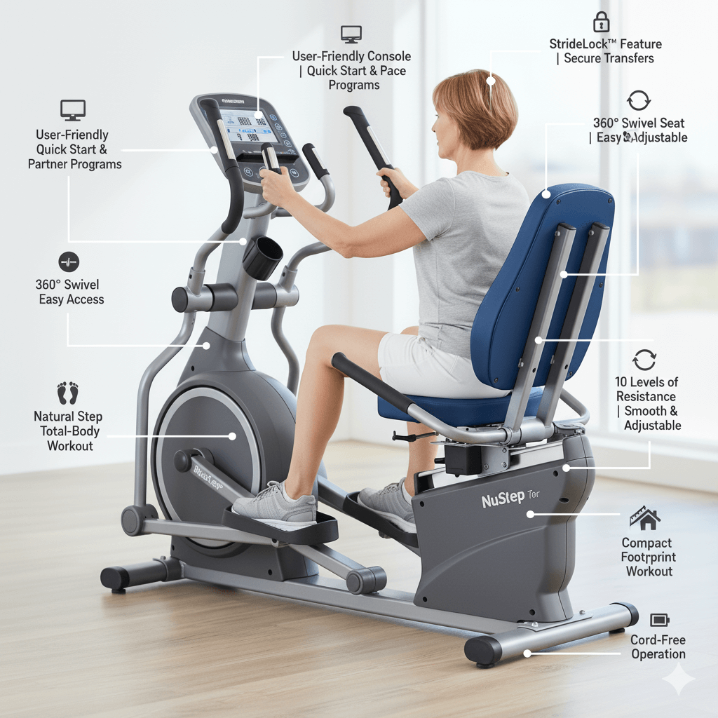 The Benefits of Recumbent Exercise Equipment: Comfort, Rehabilitation, and Full-Body Wellness