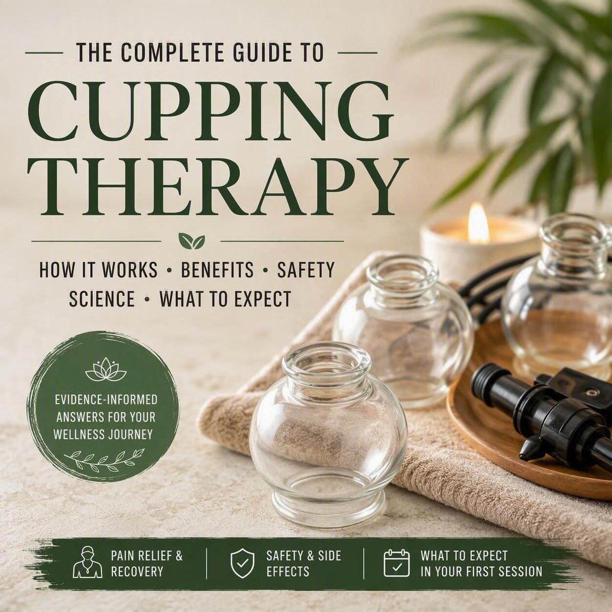 The Complete Guide To Cupping Therapy. How It Works, Benefits, Safety, Science, What To Expect.