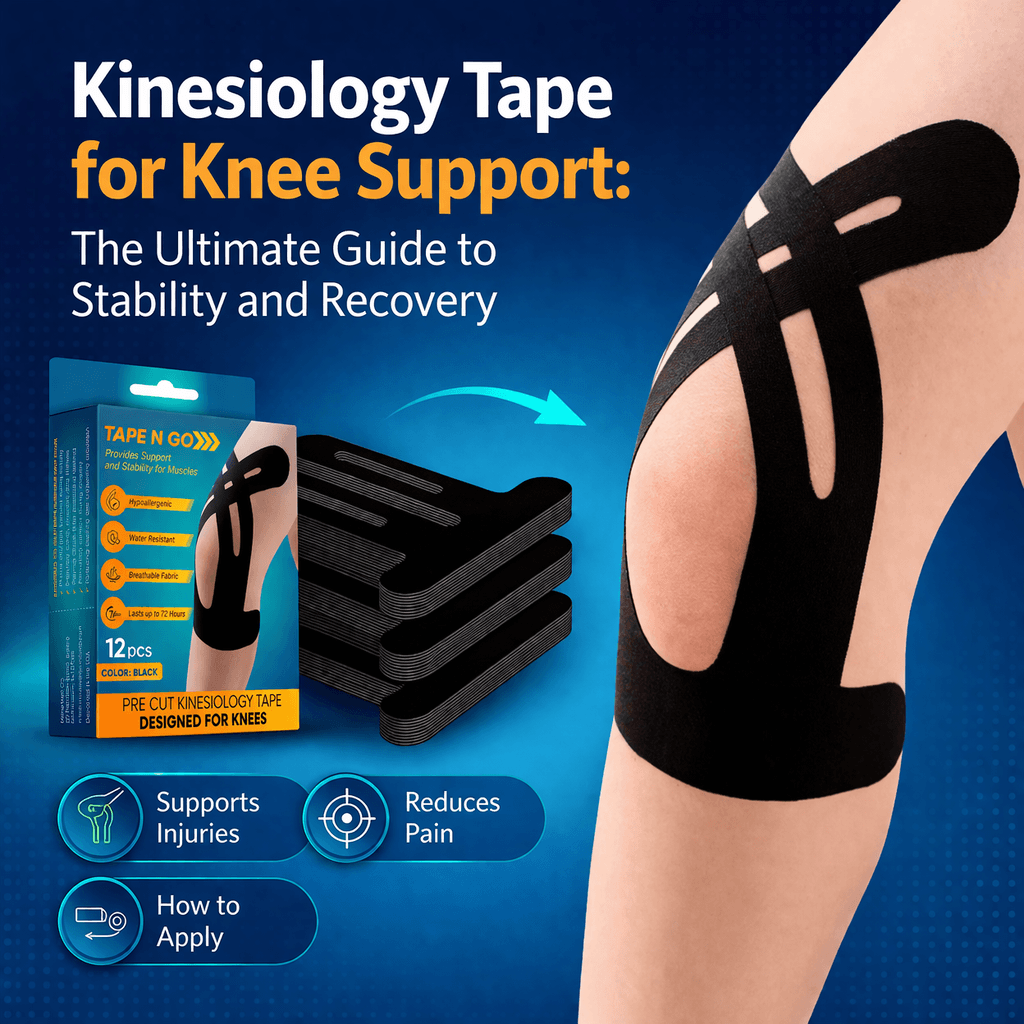 Tape N Go Kinesiology Tape for Knee Support - Ultimate Guide to Stability & Recovery