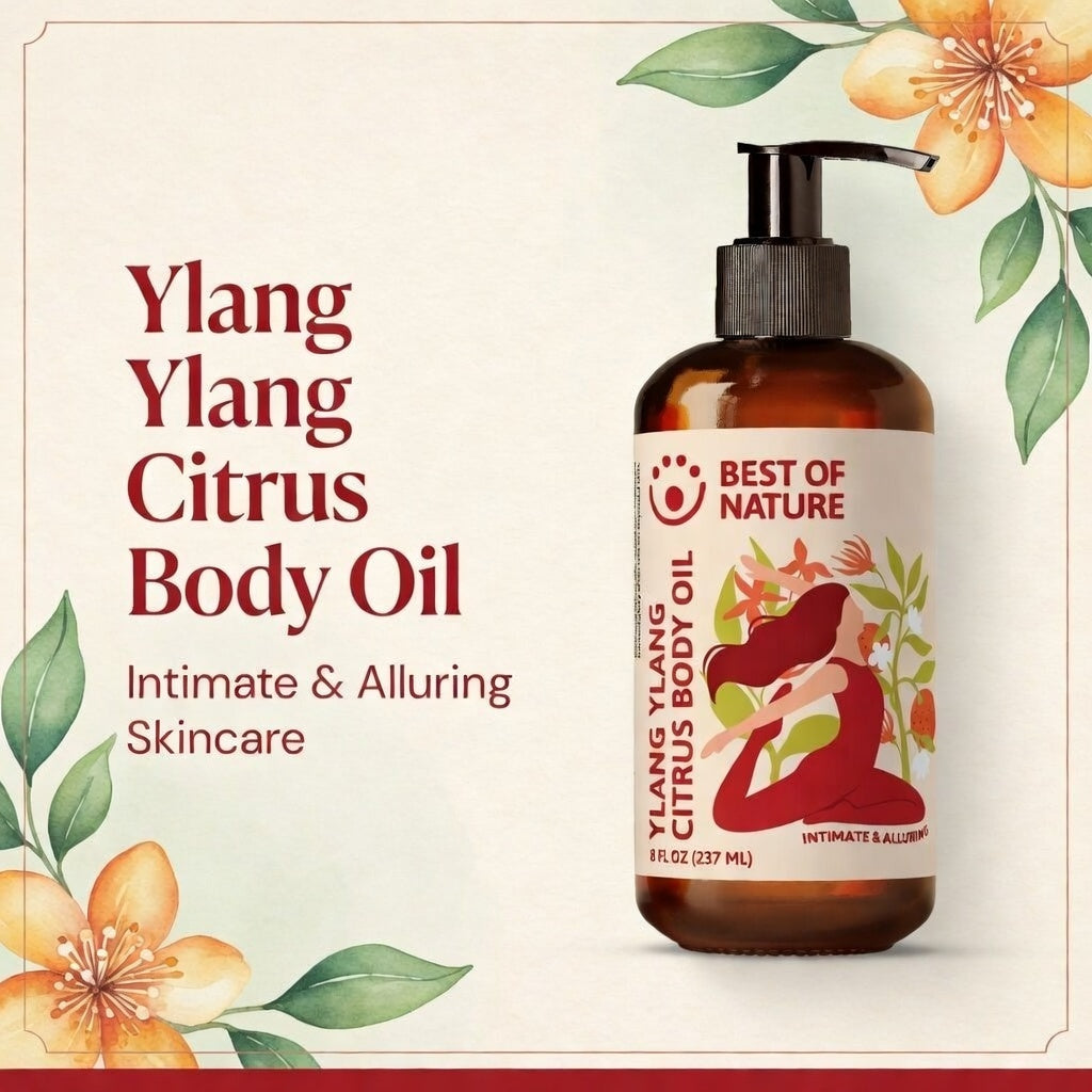 Best of Nature Ylang Ylang Citrus Aromatherapy Massage & Body Essential OIl