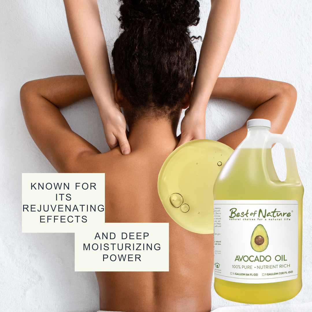 Best of Nature Avocado Massage & Body Oil - 100% Pure