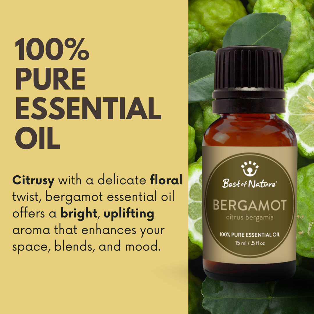 Best of Nature Bergamot Essential Oil - 100% Pure