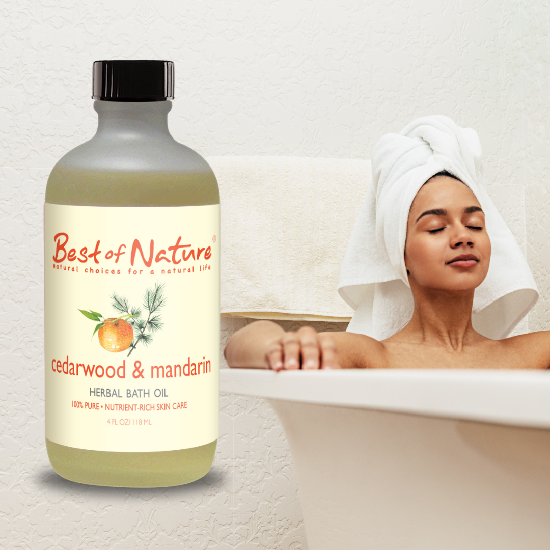 Best of Nature Cedarwood & Mandarin Herbal Bath Oil
