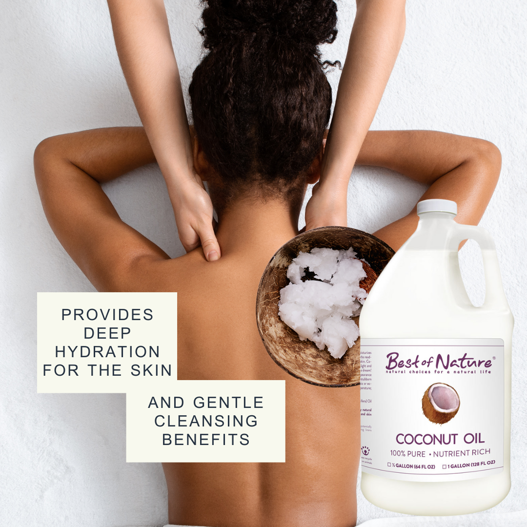 Best of Nature Coconut Massage & Body Oil - 100% Pure