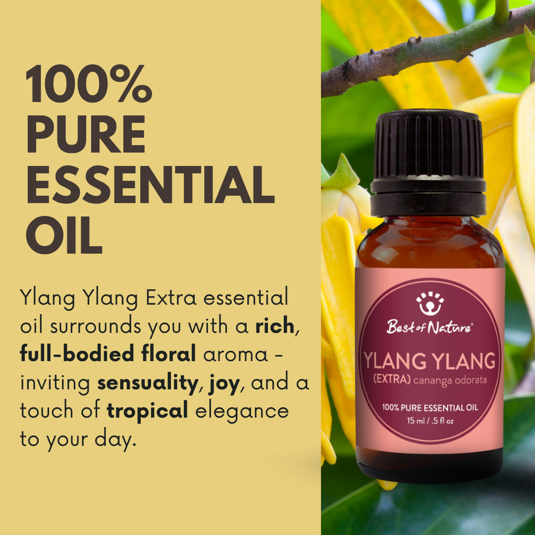 Best of Nature Ylang Ylang Extra Essential Oil - 100% Pure