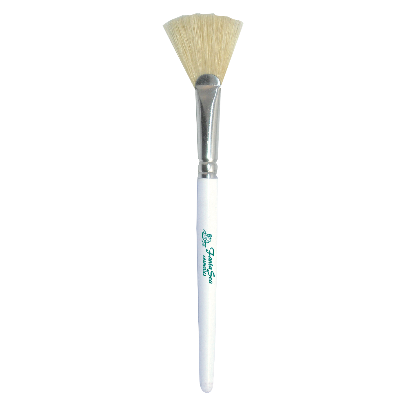 Facial Treatment and Cosmetic Brush - Boar Bristle, 1.5" Fan