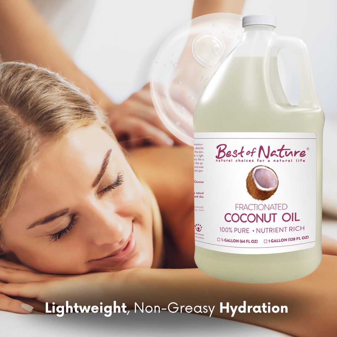 Best of Nature Fractionated Coconut Massage & Body Oil - 100% Pure