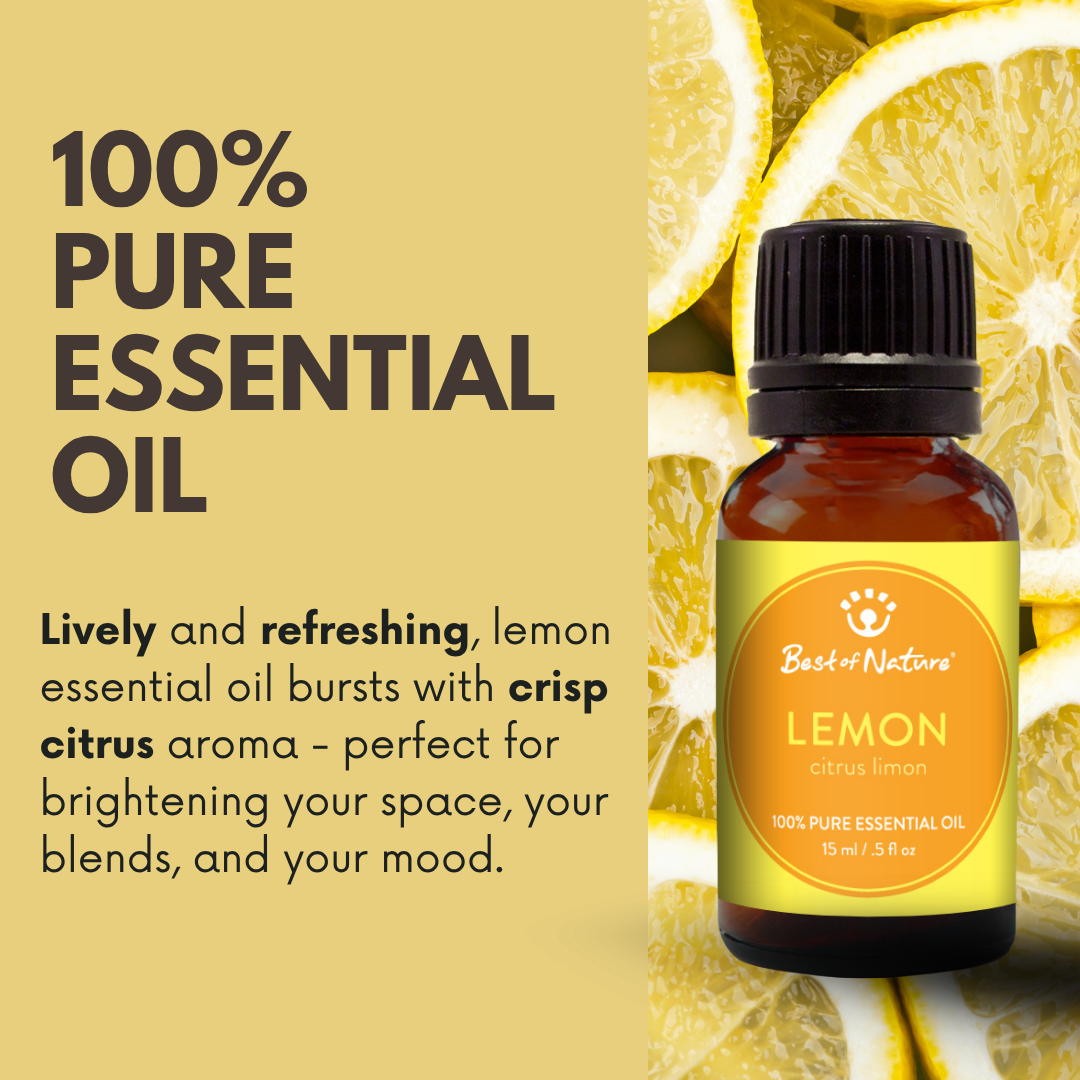 Best of Nature Lemon Essential Oil - 100% Pure