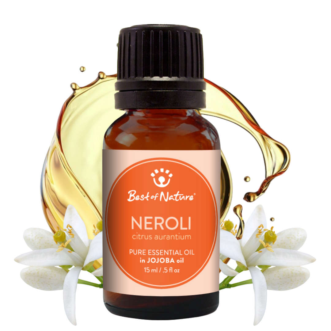 Best of Nature Neroli Absolute Essential Oil blended with Jojoba Oil