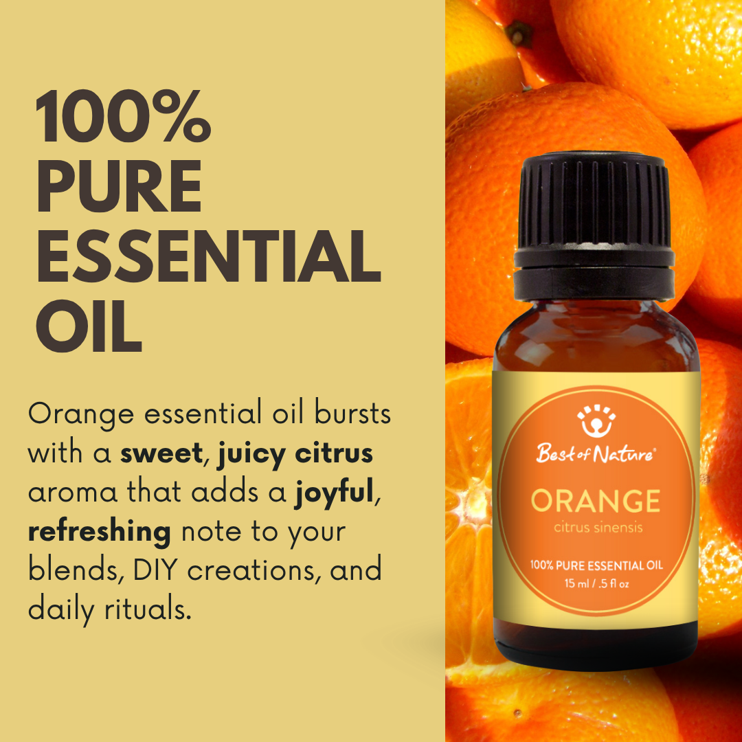 Best of Nature Orange Essential Oil - 100% Pure