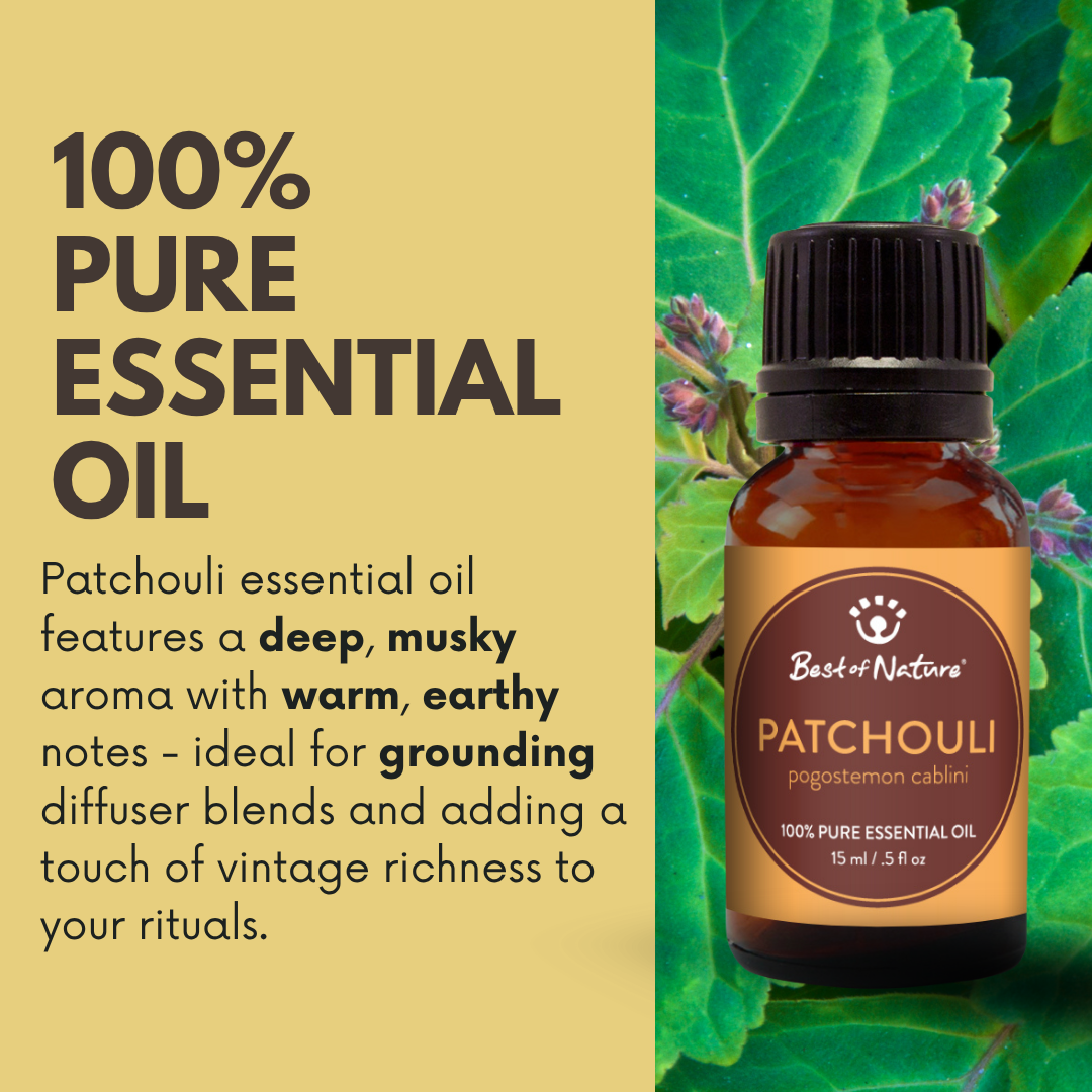 Best of Nature Patchouli Essential Oil - 100% Pure