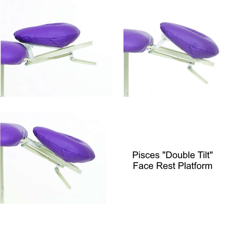 Double Tilt Face Rest & Cushion for Pisces Massage Tables