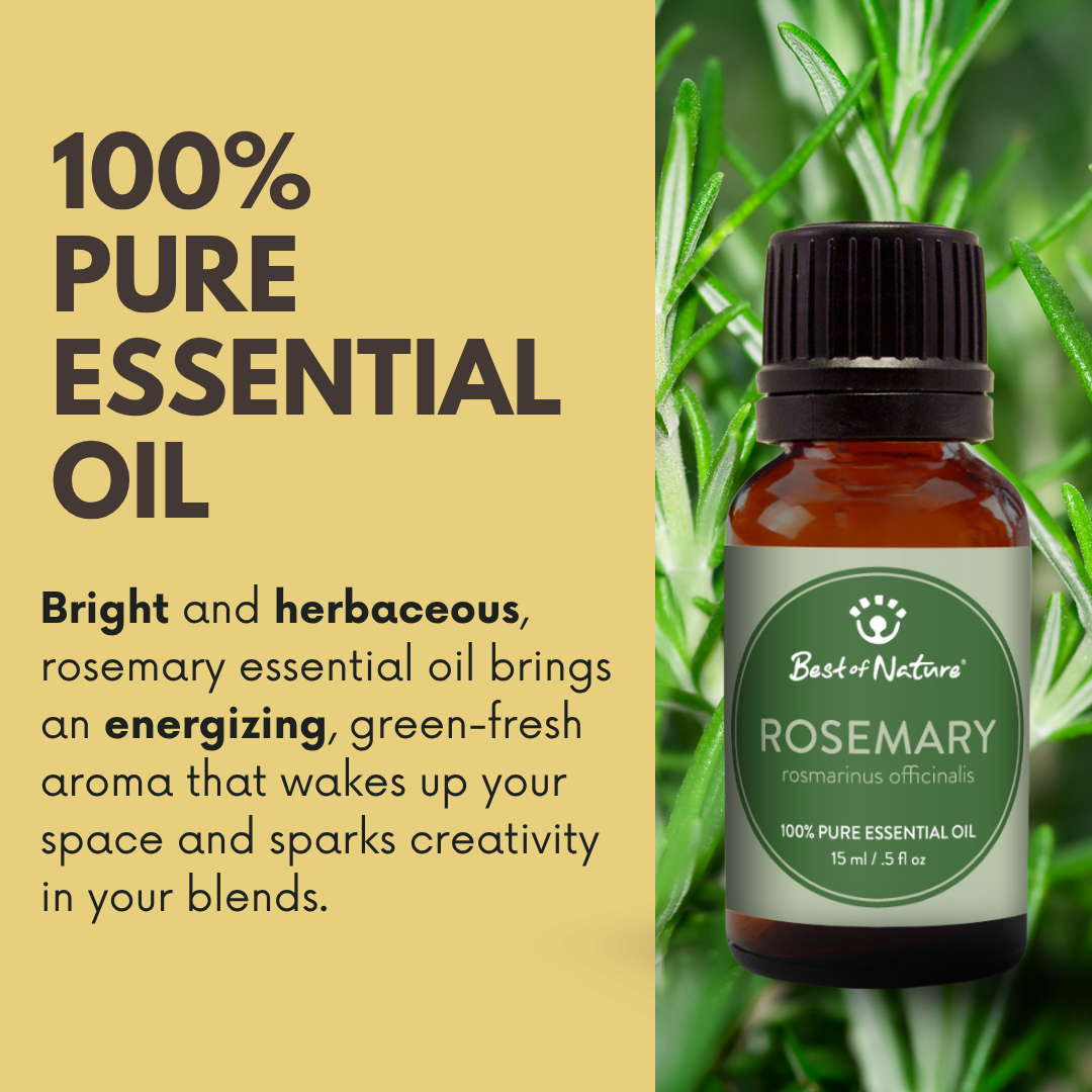 Best of Nature Rosemary Essential Oil - 100% Pure