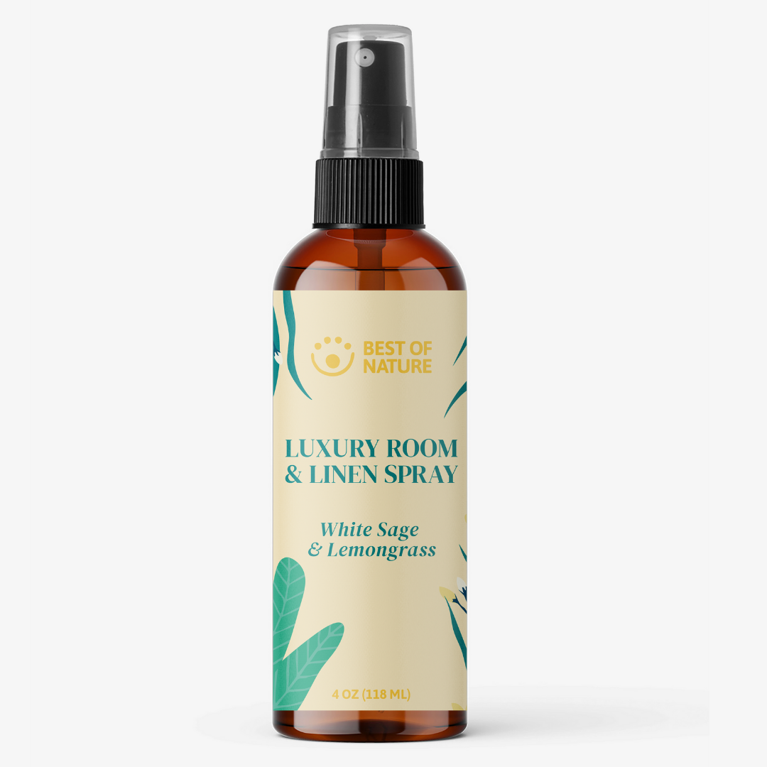 White Sage & Lemongrass Luxury Room & Linen Spray made with Pure Essential Oils