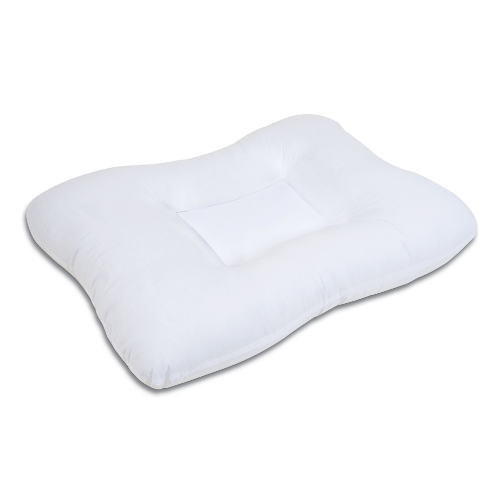 White Core Products Pillow with concave center for post surgical recovery