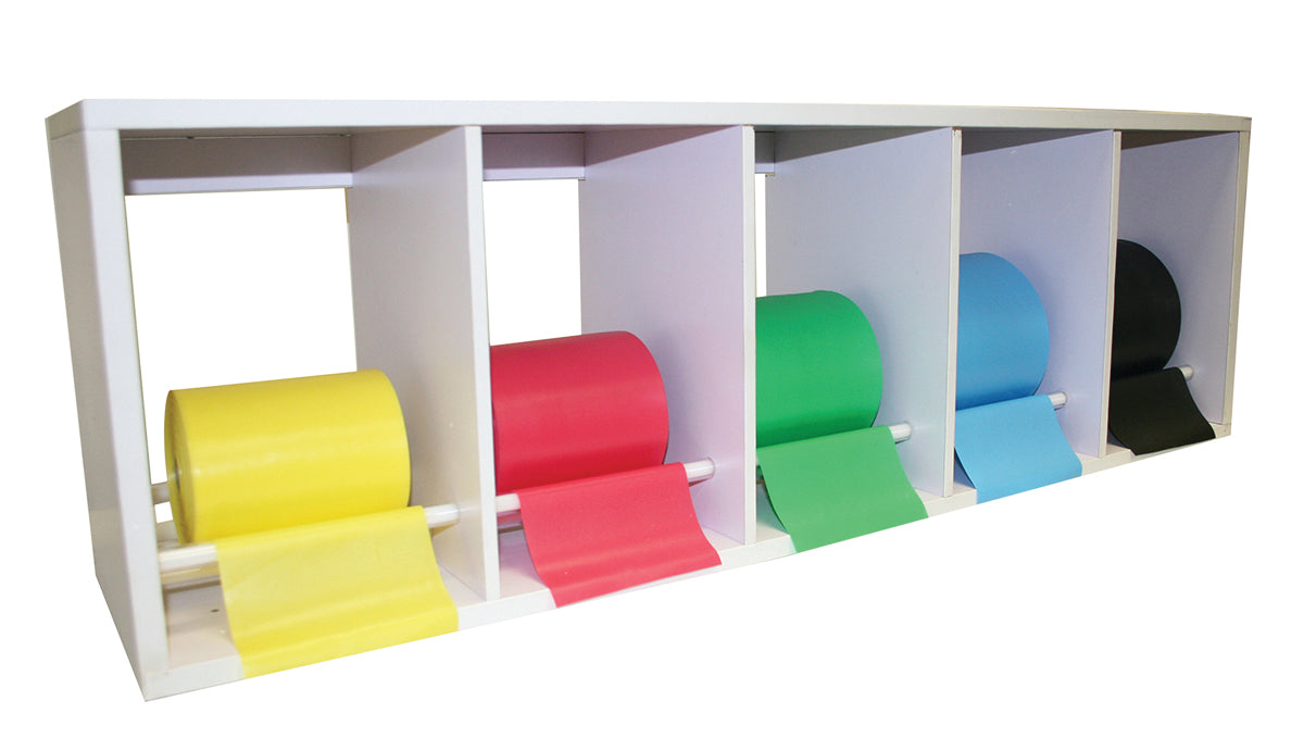 5 & 10 Roll Dispens-a-Band Exercise Band Rack - CanDo