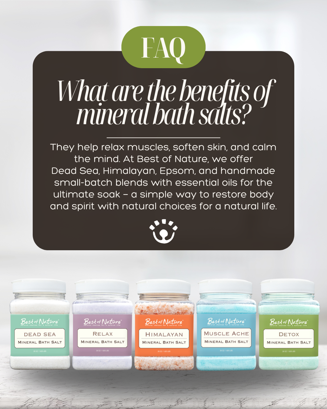 Best of Nature Dead Sea Mineral Bath Salt