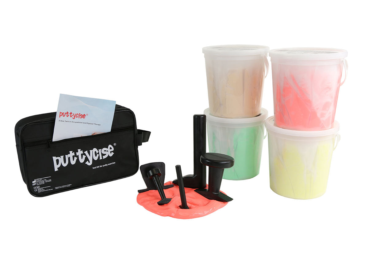 Theraputty & Puttycise Exercise Putty & 5 Piece Tool Set - CanDo