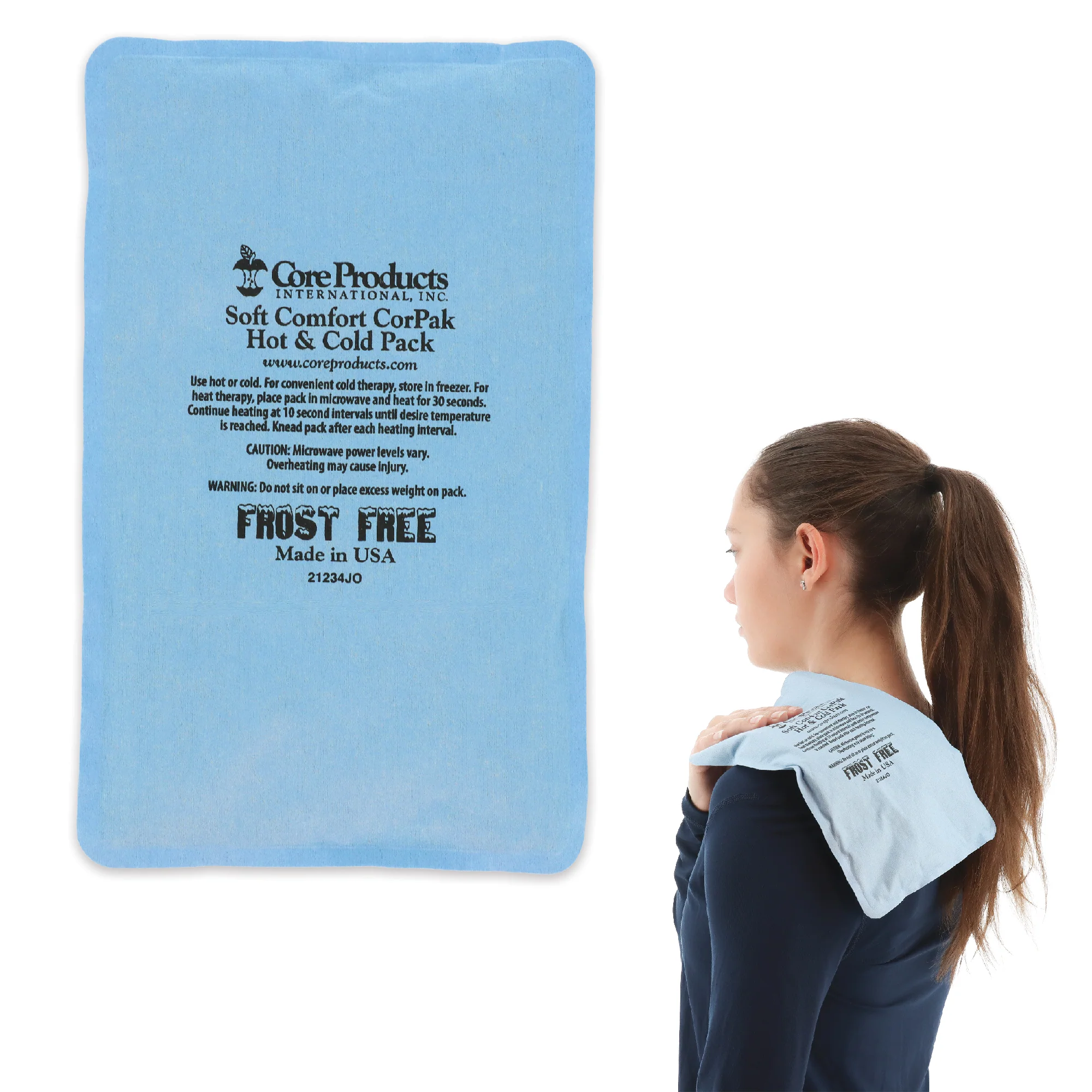 Soft Comfort CorPak Hot & Cold Therapy Pack - 6" x 10" Medium