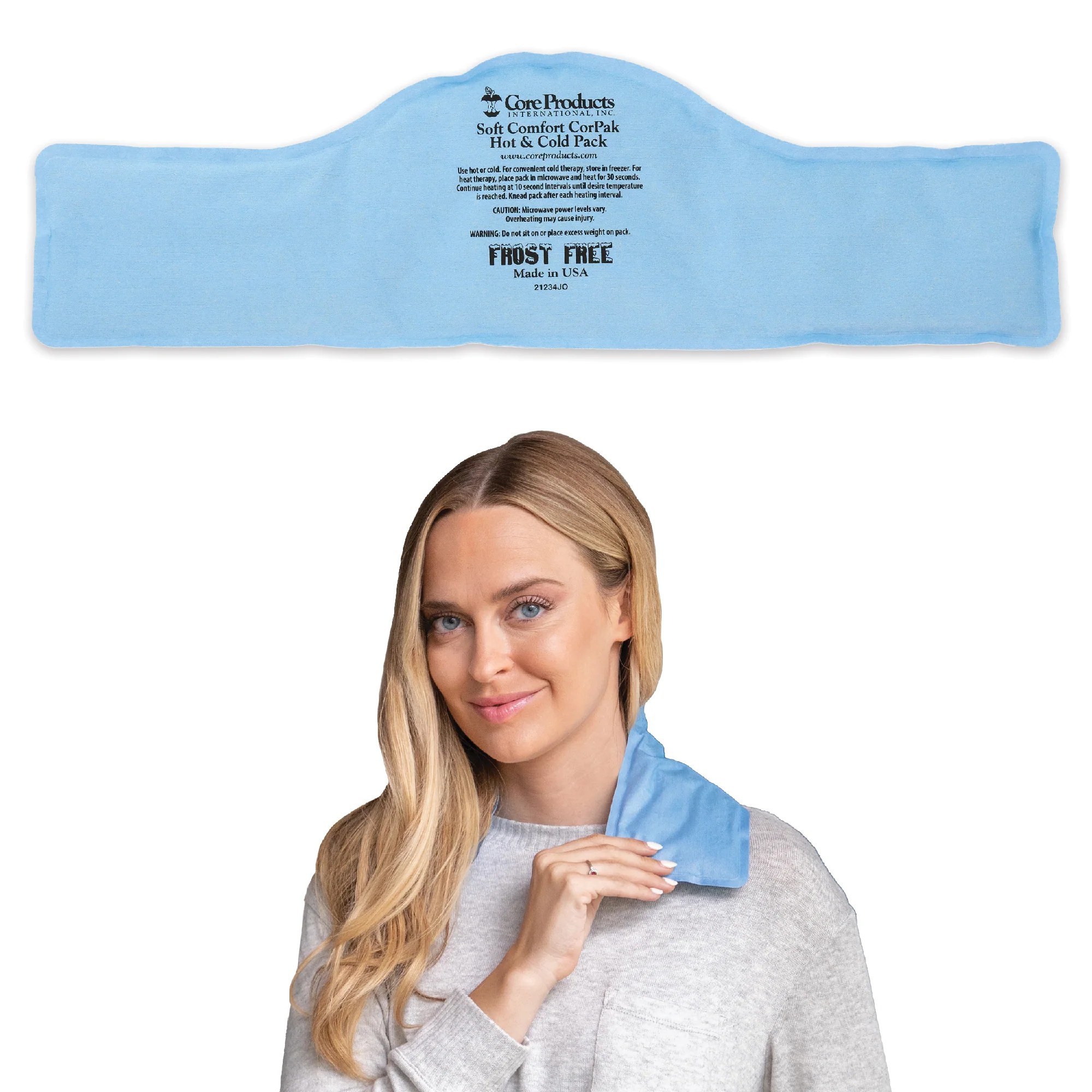 Soft Comfort CorPak Hot & Cold Therapy Pack - 6" x 20" Cervical