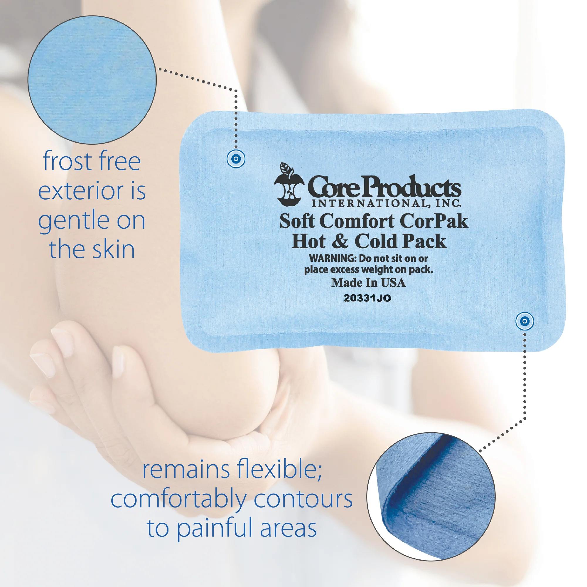 Soft Comfort CorPak Hot & Cold Therapy Pack - 10" x 13" Large