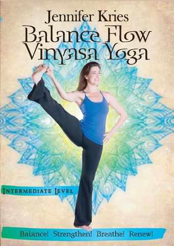 Balance Flow Vinyasa Yoga Video on DVD - Jennifer Kries – MassageStore