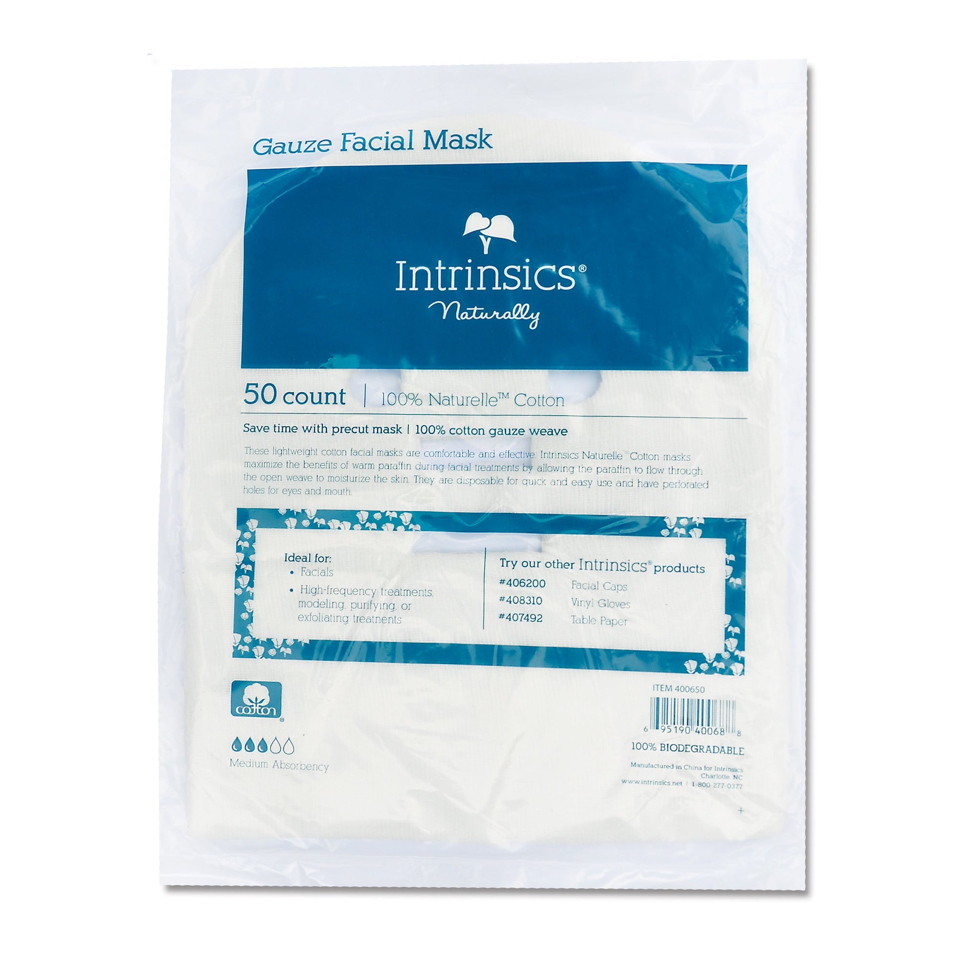 Gauze Facial Mask - 50 ct