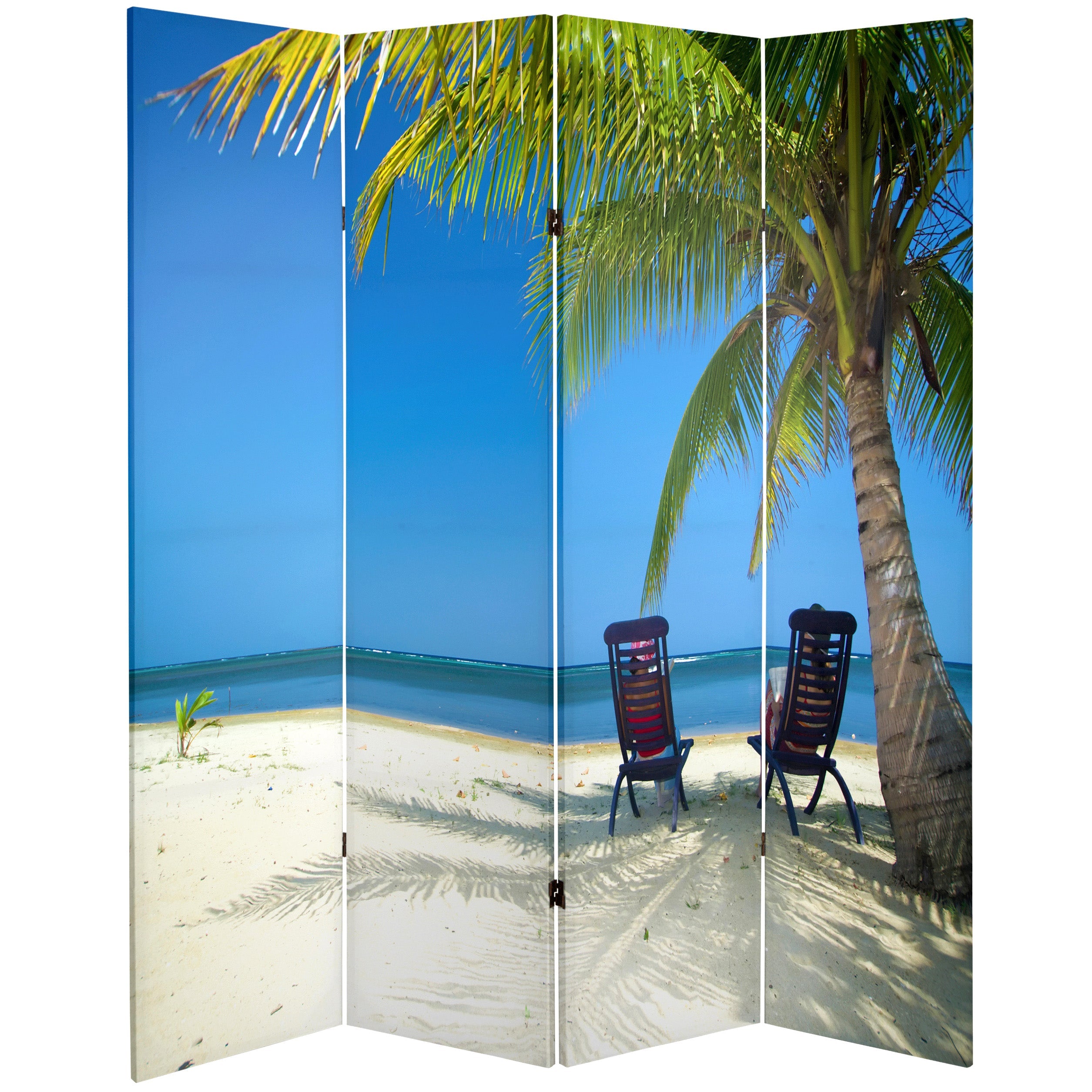 Beach Art Print Screen (Canvas/Double Sided)