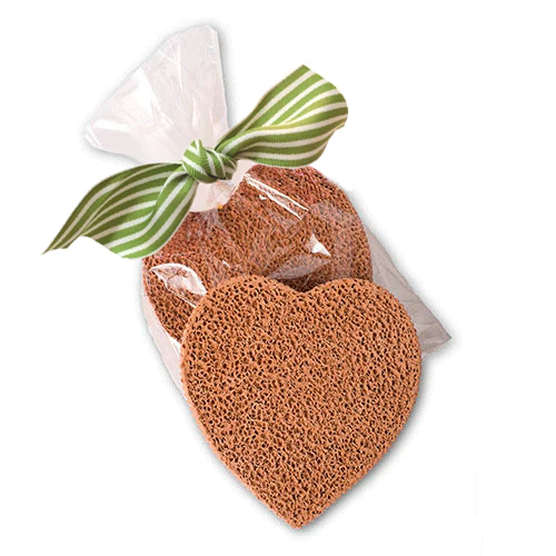 Gilden Tree Heart-Shaped Terra Cotta Foot Scrubbie