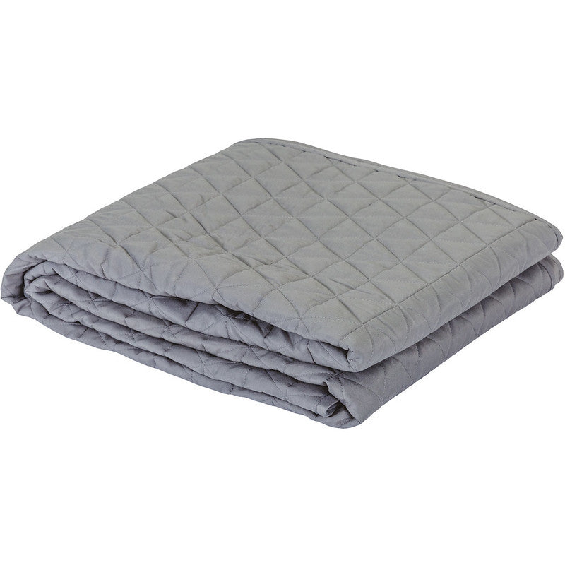 Earthlite Premium Microfiber Quilted Blanket (Pewter)