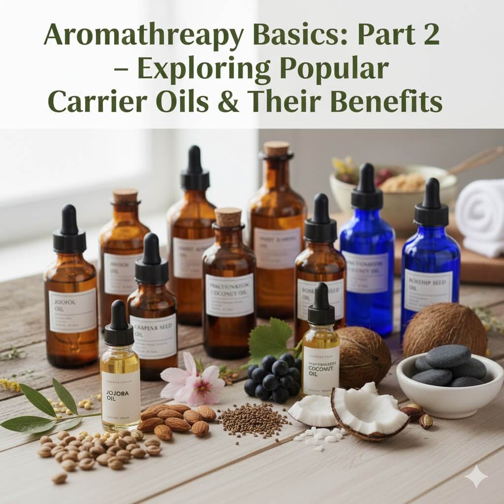 Aromatherapy Basics Part 2 - Exploring Popular Carrier Oils and Their Benefits