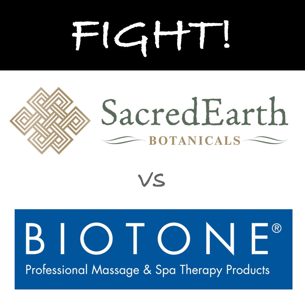 Biotone vs Sacred Earth Botanicals: The Ultimate Showdown of Massage & Spa Lubricant Brands - Part 1