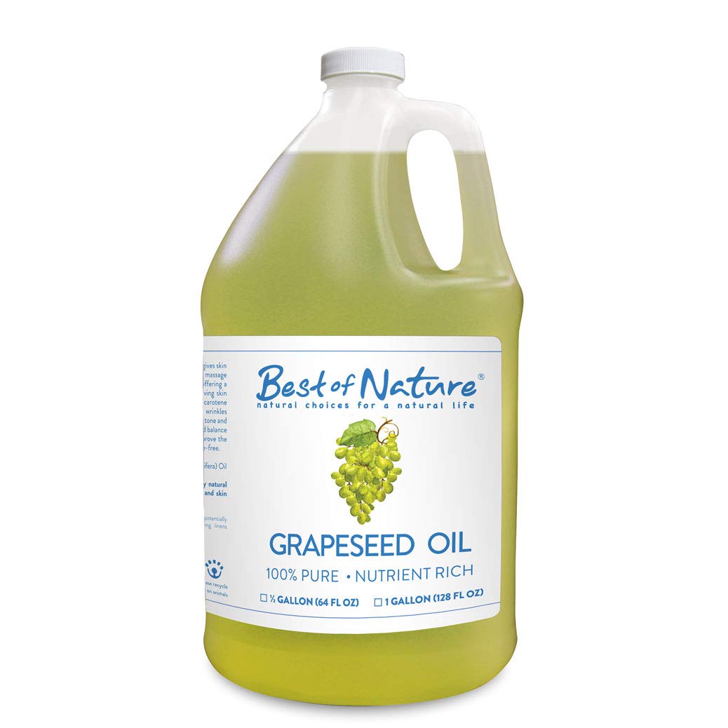 Best of Nature Grapeseed Massage & Body Oil - 100% Pure