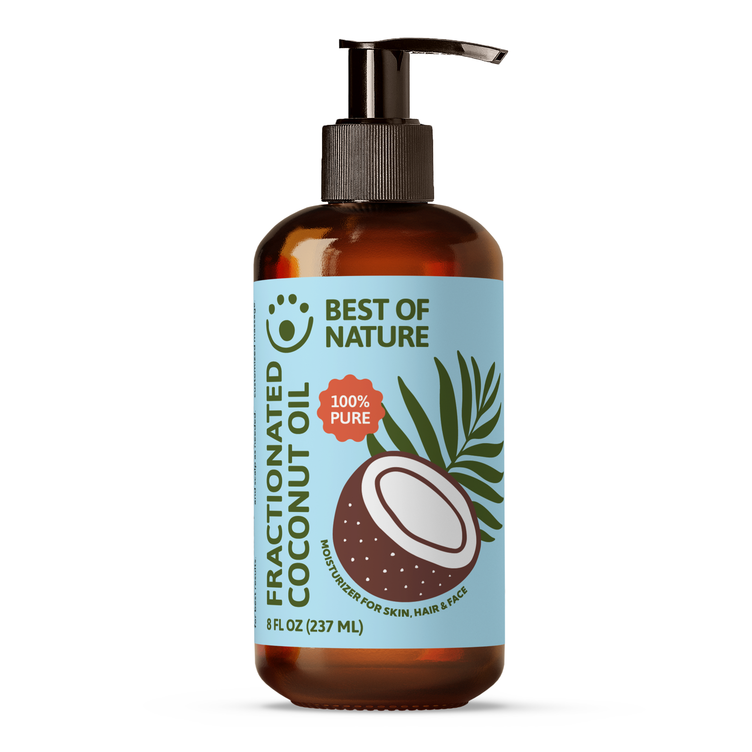 Best of Nature Fractionated Coconut Massage & Body Oil - 100% Pure