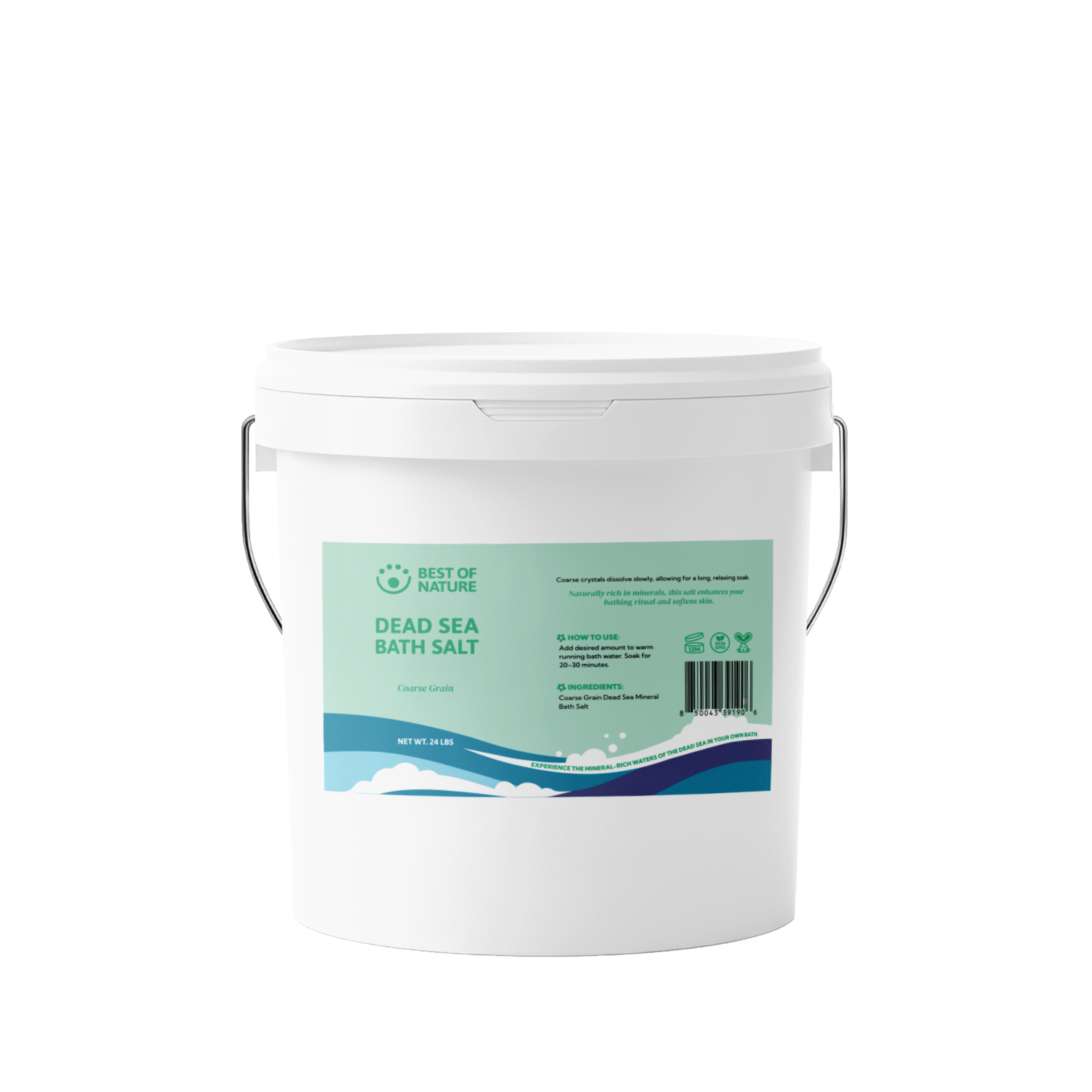 Dead Sea Mineral Bath Salt (Coarse Grain)