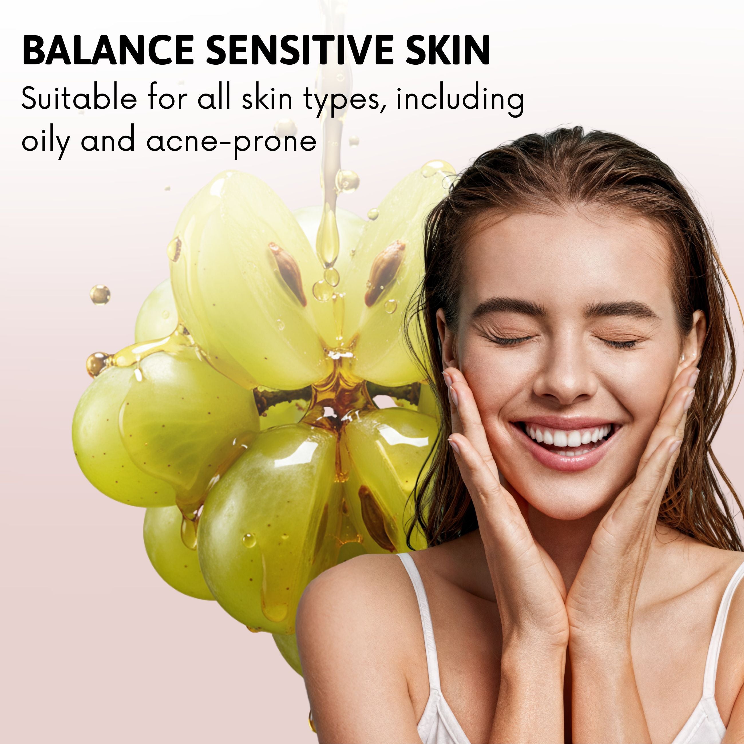 Best of Nature Grapeseed Massage & Body Oil - 100% Pure