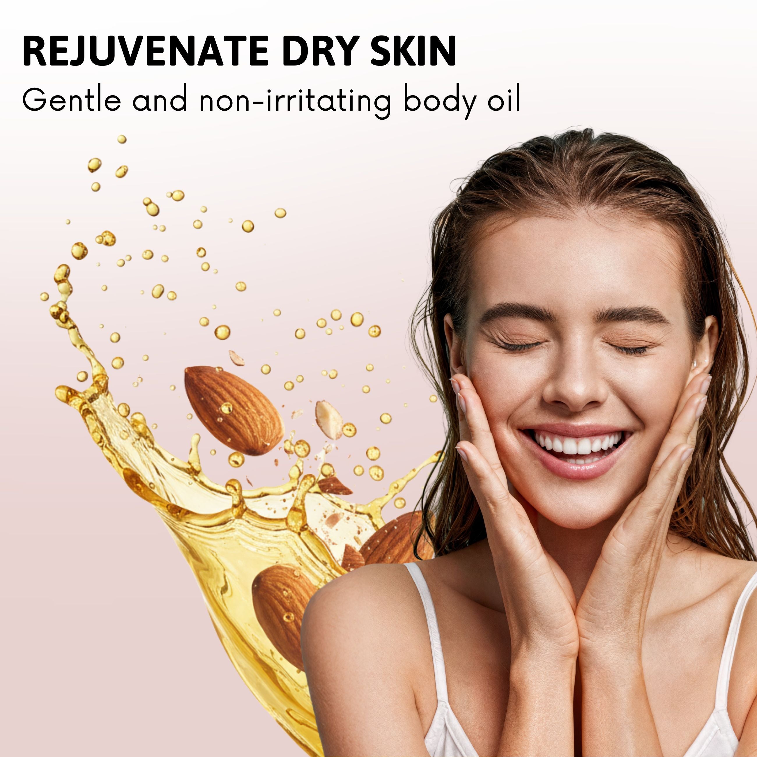 Best of Nature Almond Massage & Body Oil - 100% Pure