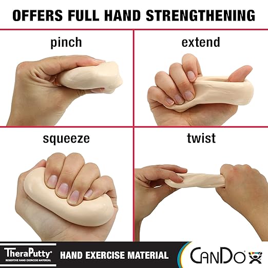 Theraputty Standard Exercise Putty - 2 3 4 & 6oz - CanDo
