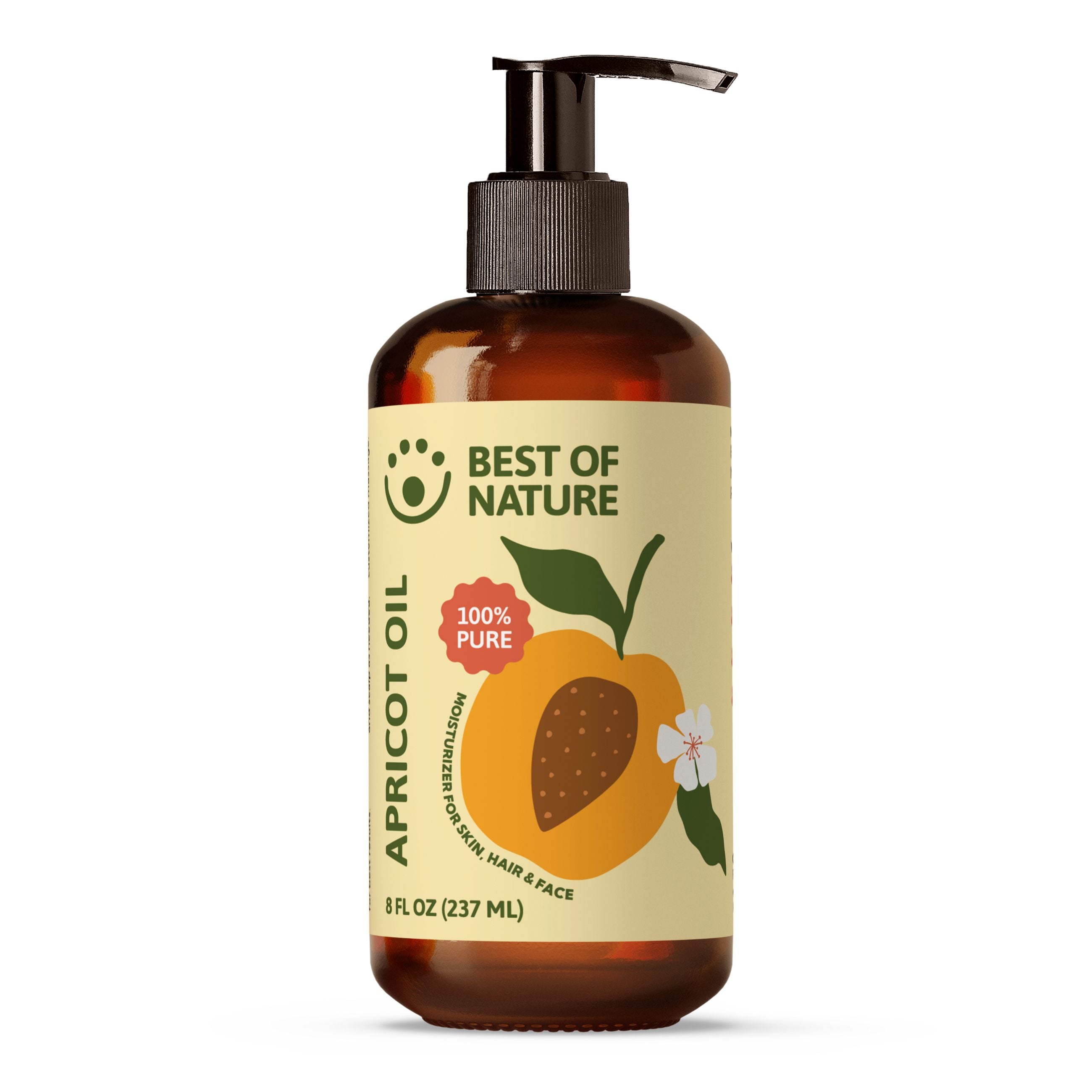 Best of Nature Apricot Kernel Massage & Body Oil - 100% Pure
