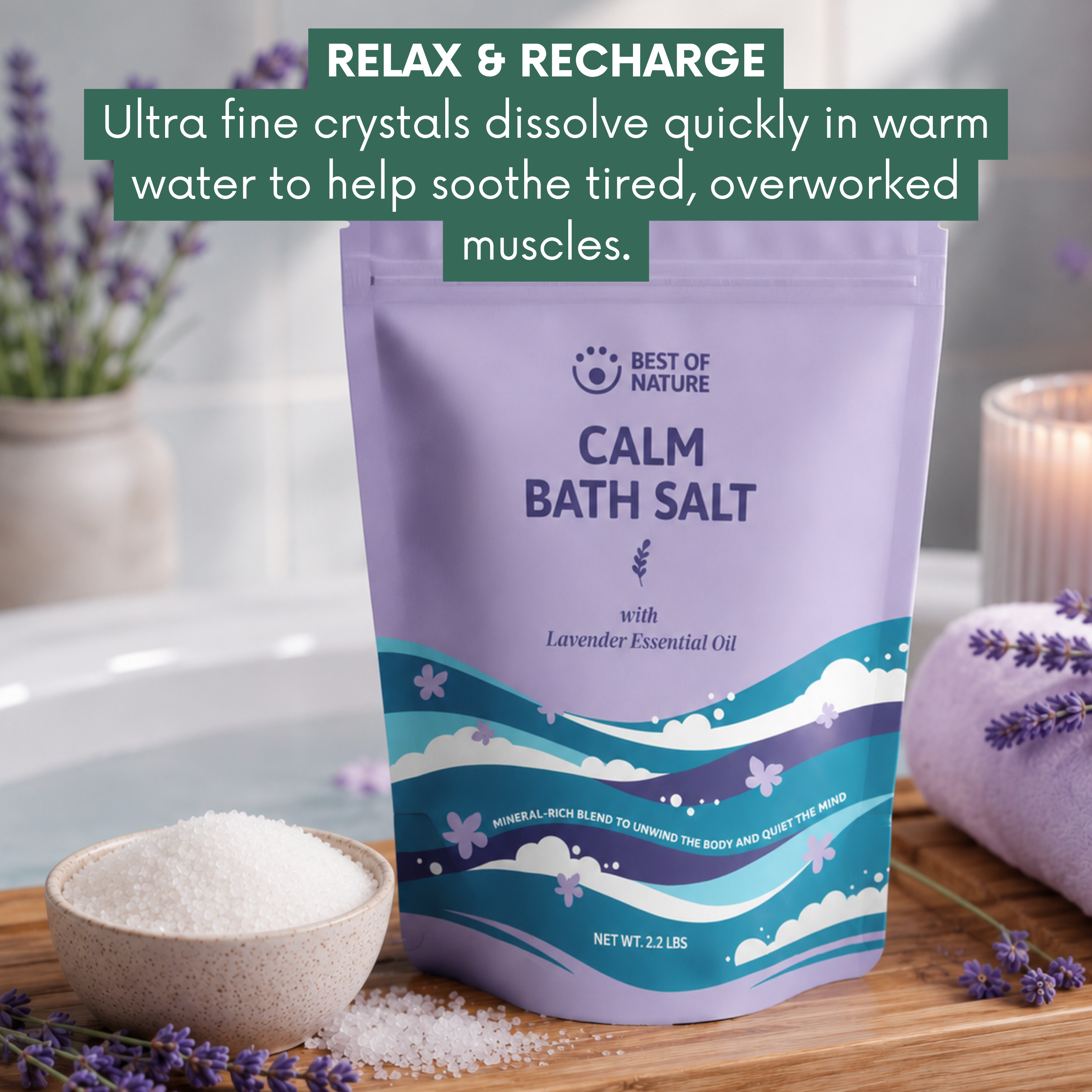 Calm Mineral Bath Salt