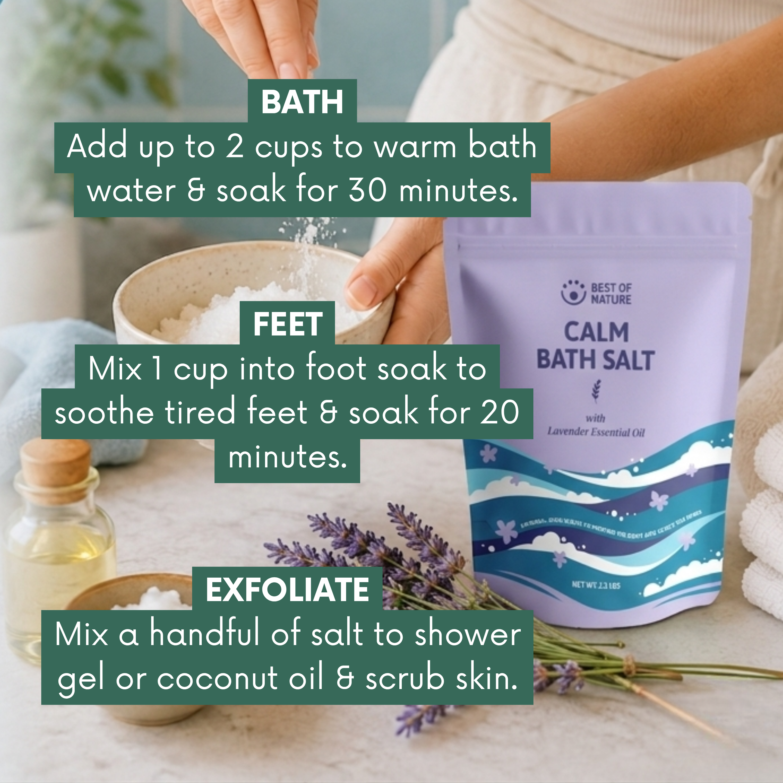 Calm Mineral Bath Salt