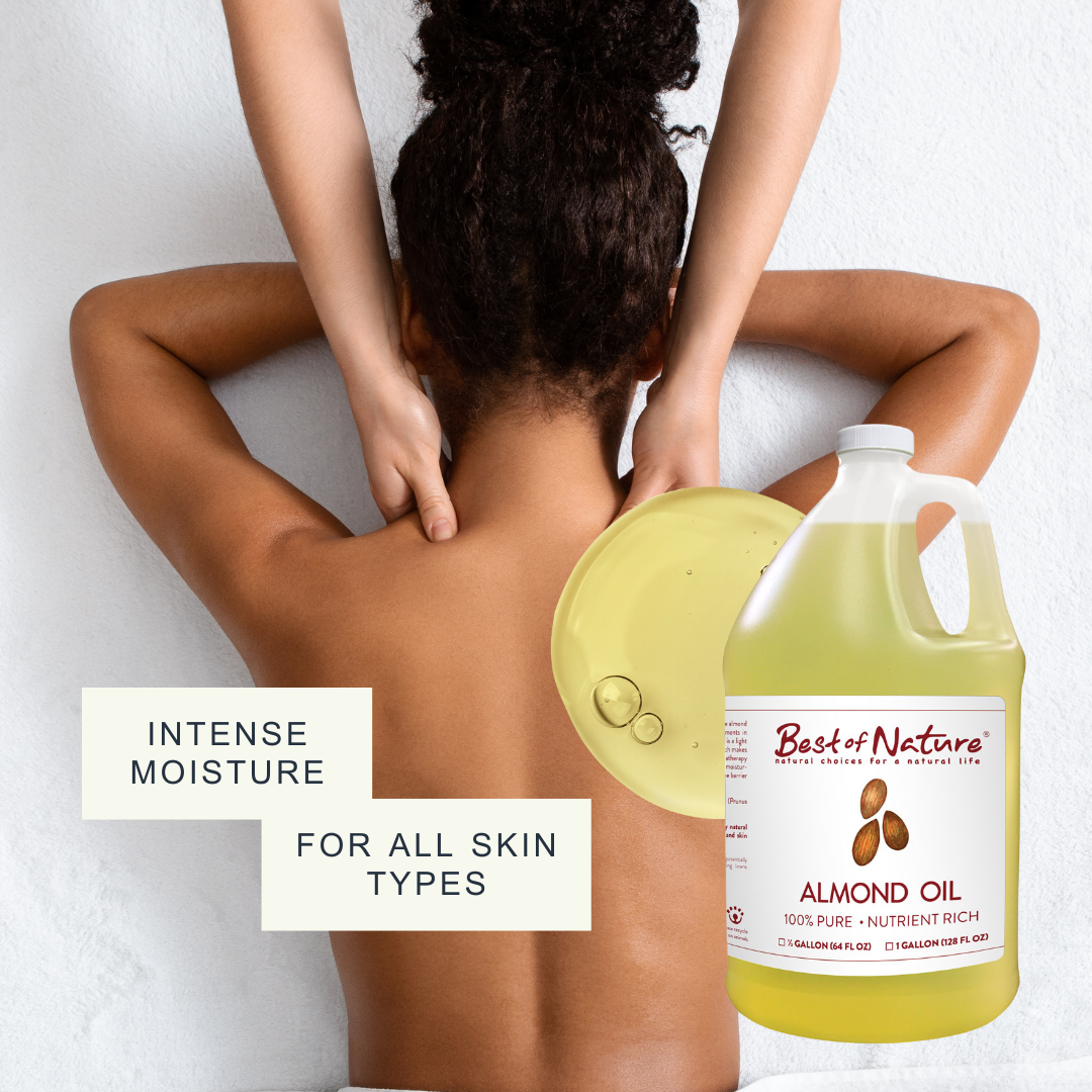 Best of Nature Almond Massage & Body Oil - 100% Pure