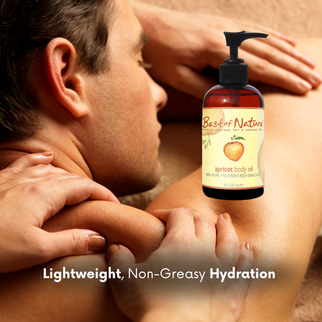 Best of Nature Apricot Kernel Massage & Body Oil - 100% Pure