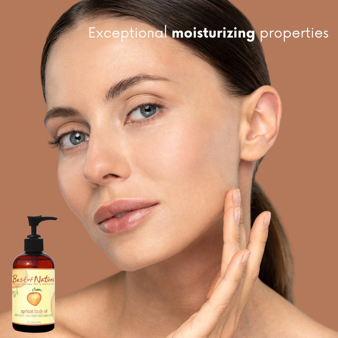Best of Nature Apricot Kernel Massage & Body Oil - 100% Pure