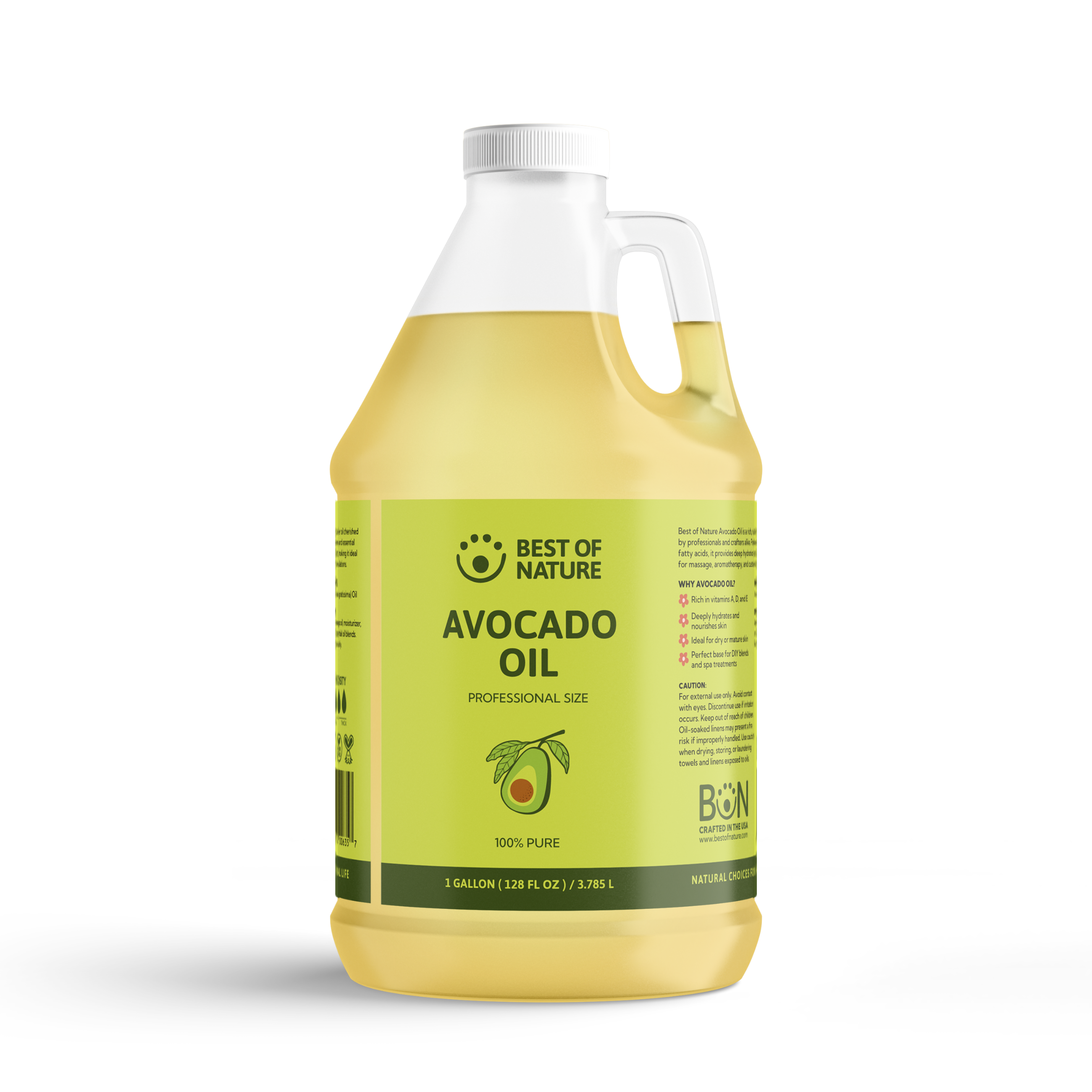 Best of Nature Avocado Massage & Body Oil - 100% Pure