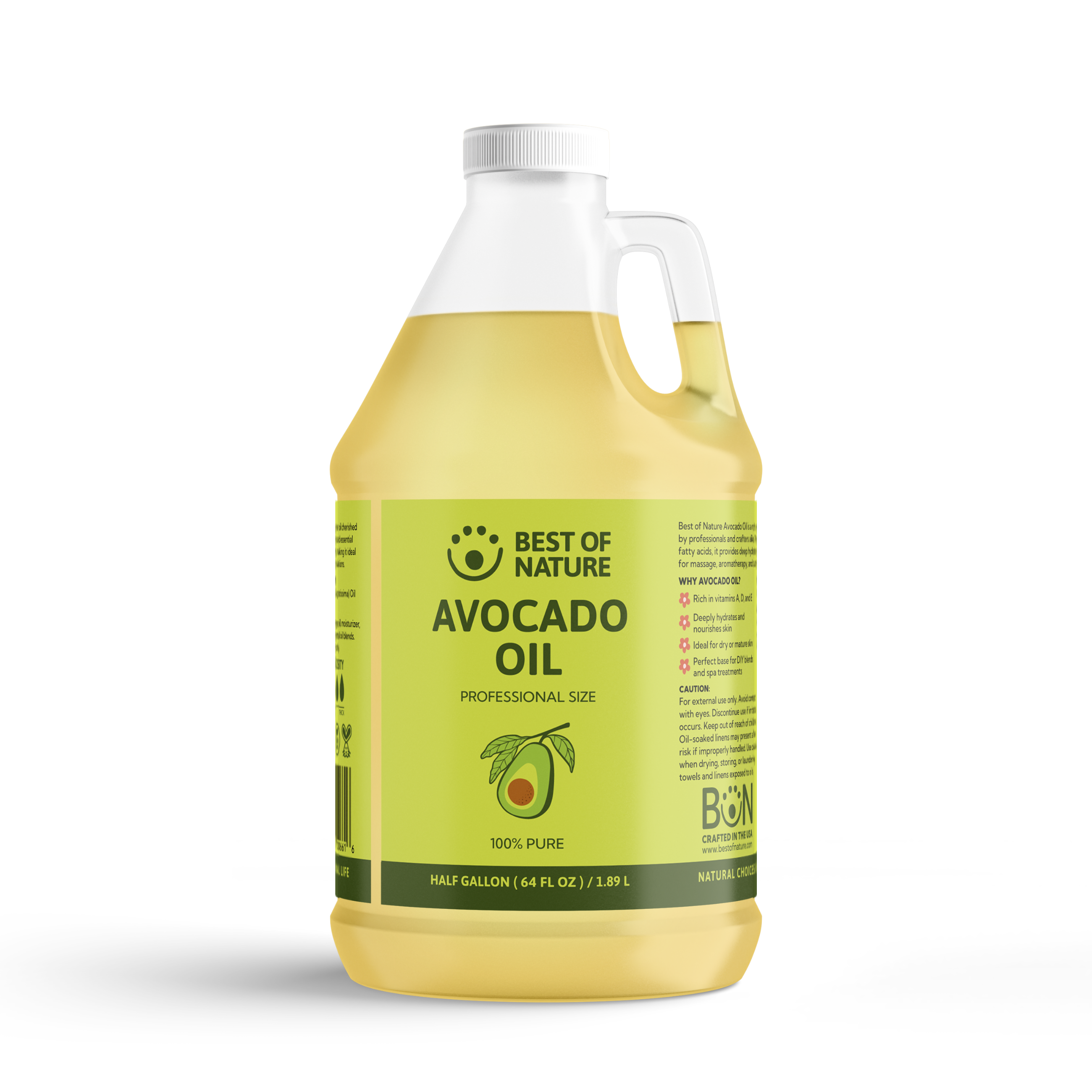 Best of Nature Avocado Massage & Body Oil - 100% Pure