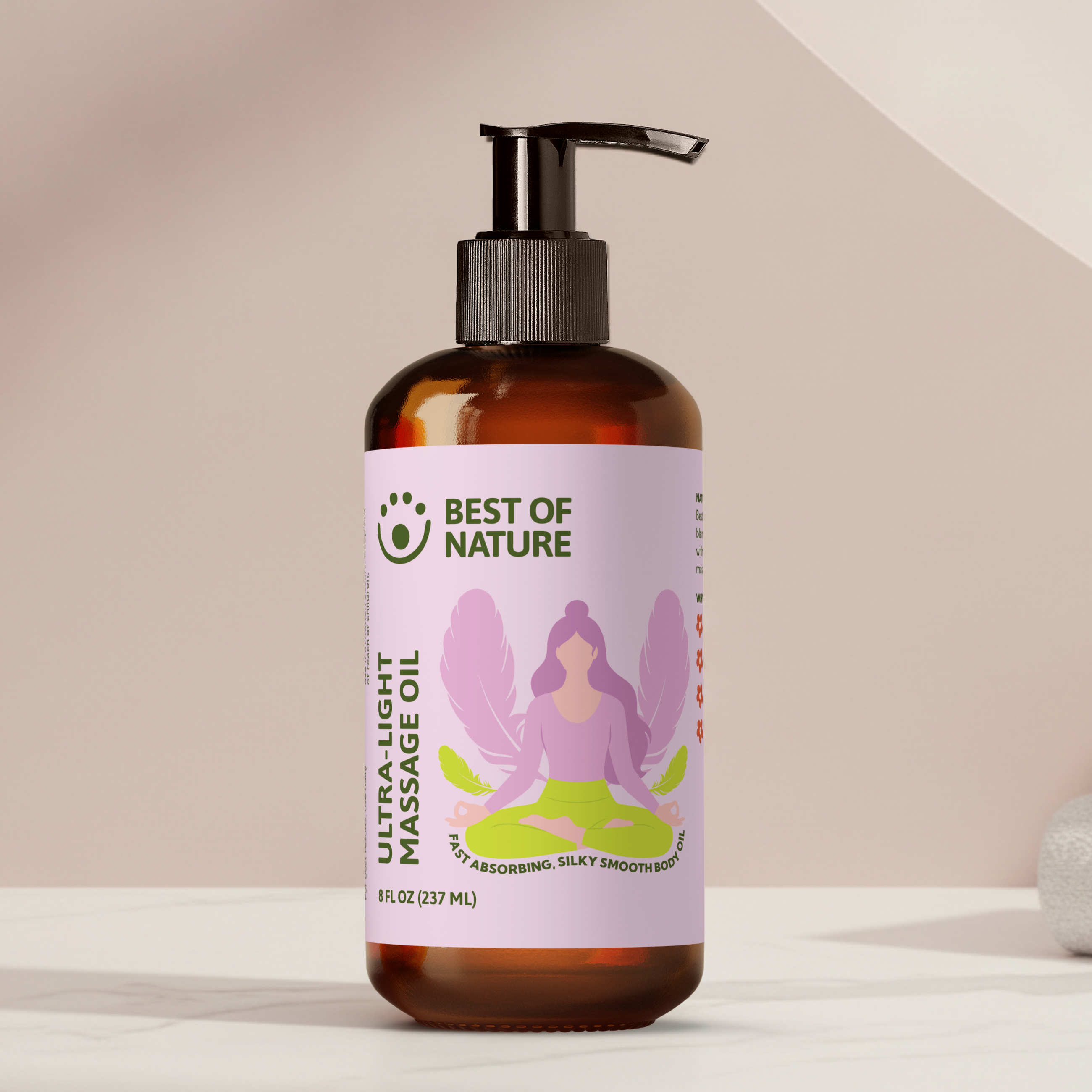 Best of Nature Ultra-Light (formerly Grapeseed Lightest Blend) Massage & Body Oil