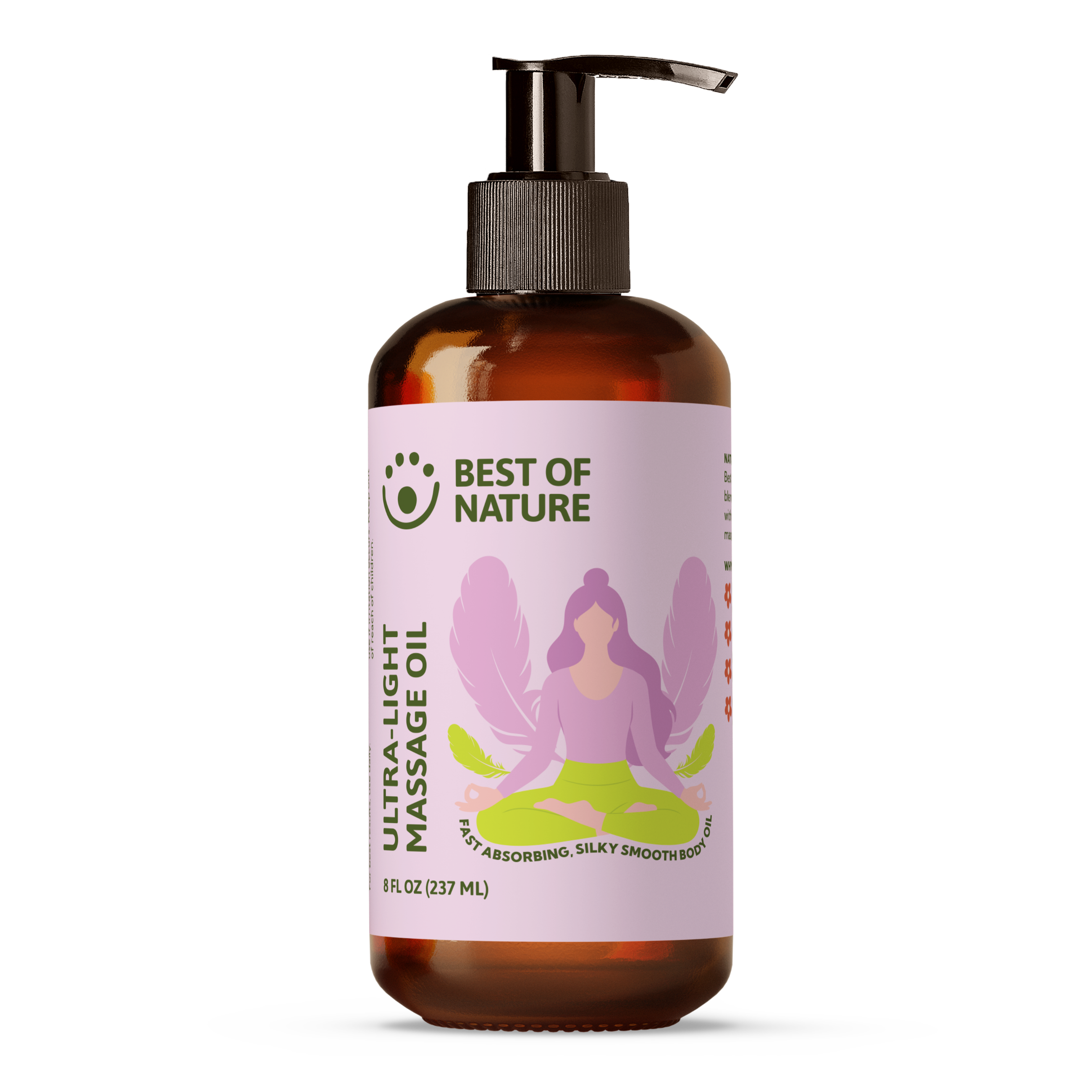 Best of Nature Ultra-Light (formerly Grapeseed Lightest Blend) Massage & Body Oil