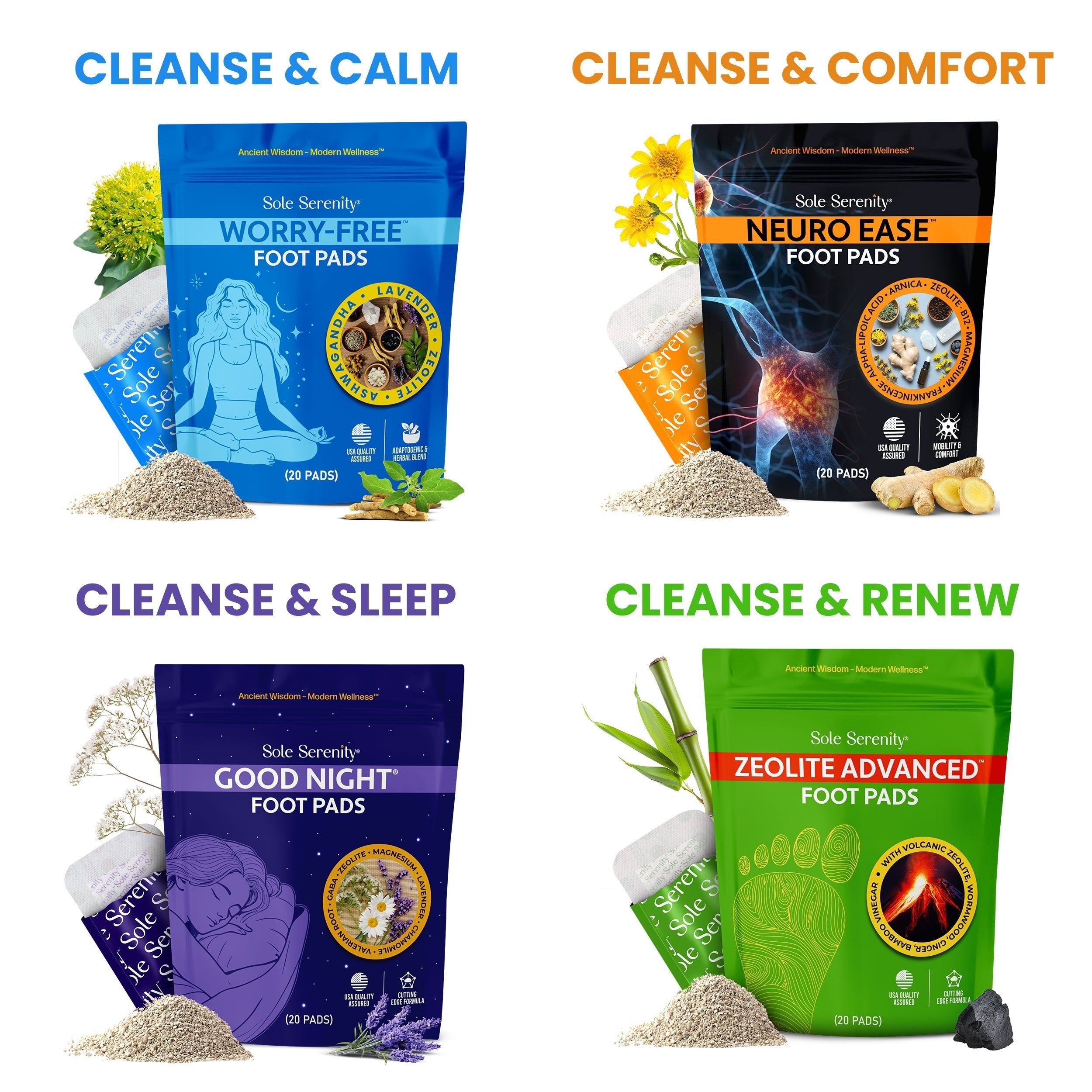 Detox ESSENTIALS 4 Pack Bundle