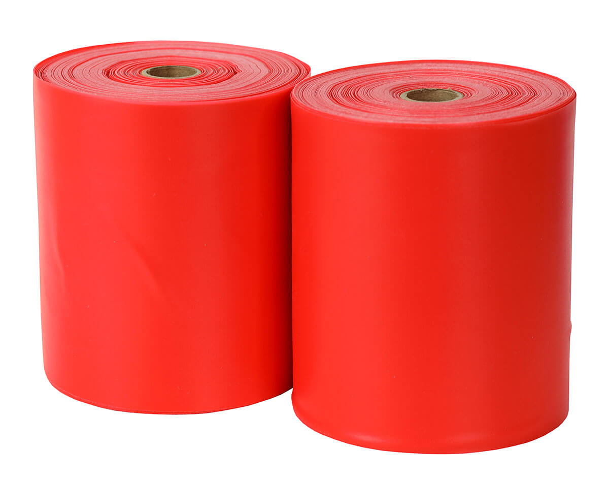 CanDo Theraband Sup R Band Latex Free Red Light Exercise Therapy & Stretching Bands